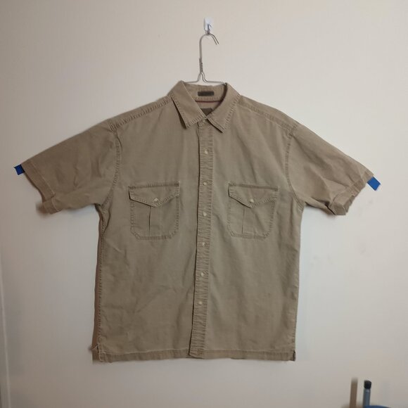 St. John's Bay short sleeve button up shirt - Picture 1 of 4